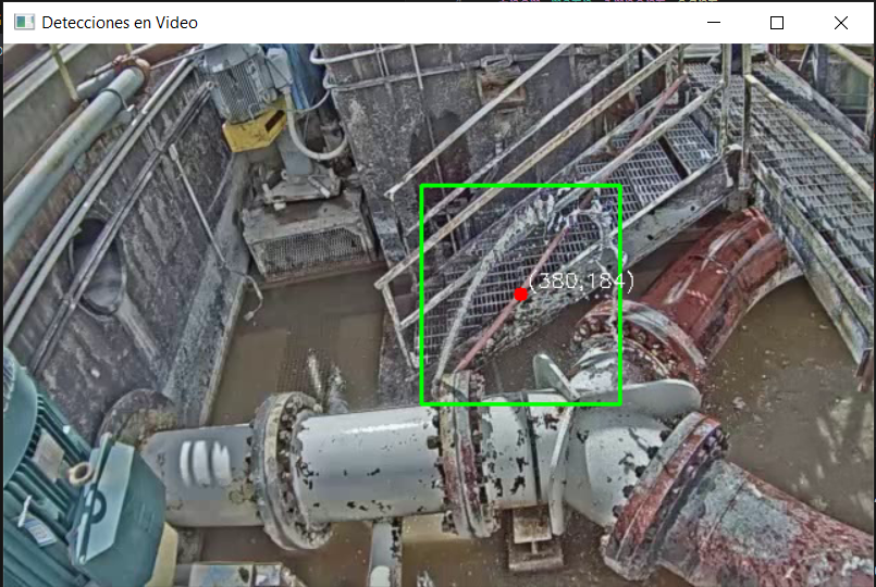 Sistema de visión en planta de bombeo