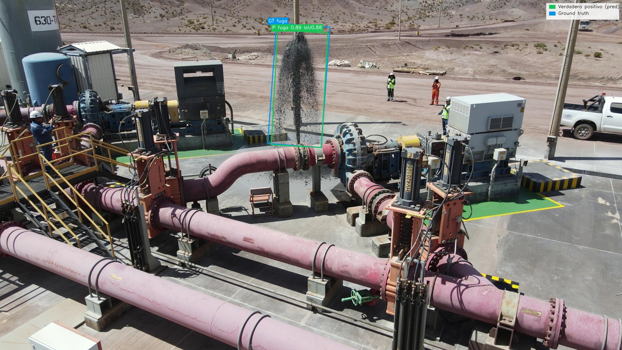 Sistema de visión artificial en planta de bombeo